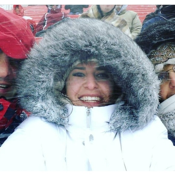 Calvin Klein White Winter Down Coat - Picture 8 of 8